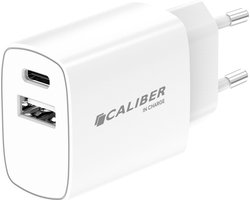 USB C Adapter - 20W - 2 Poorten - Snellader - Geschikt voor Samsung en iPhone - Universeel - Wit (PSPQ-20CCW)