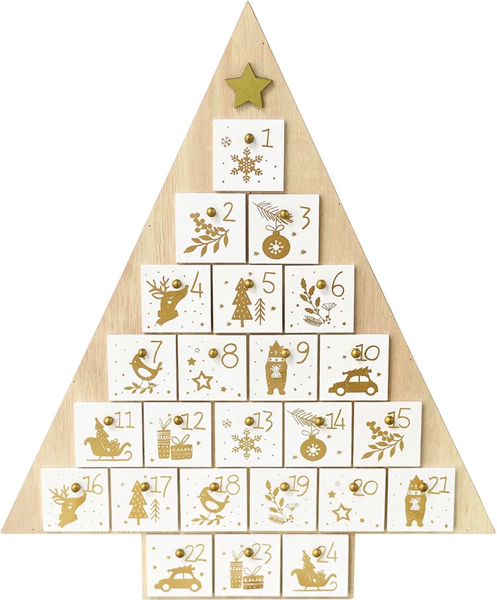 BRUBAKER Adventskalender om te Vullen - Kerstdorp in de