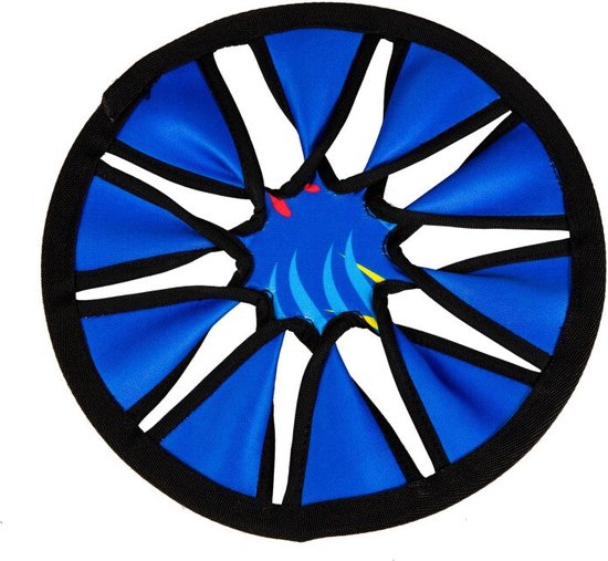 Summertime Soft Frisbee 25 cm Geel/Blauw - 