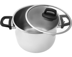 Karaca Perfect Grey/Gray 4+6 lt Snelkookpan Set