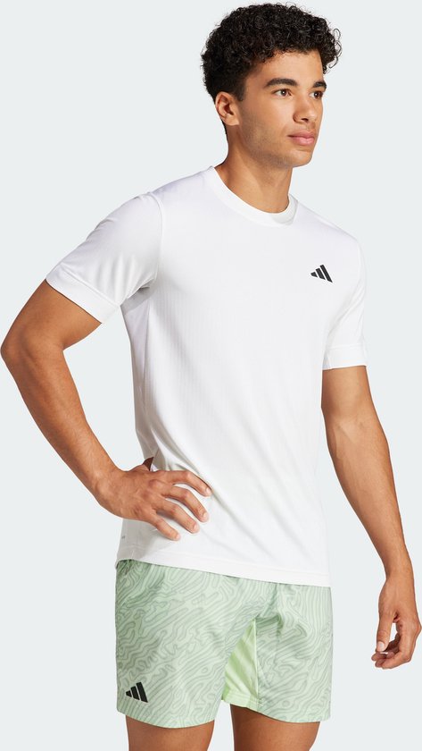 adidas Performance Tennis FreeLift T-shirt - Heren - Wit- XS