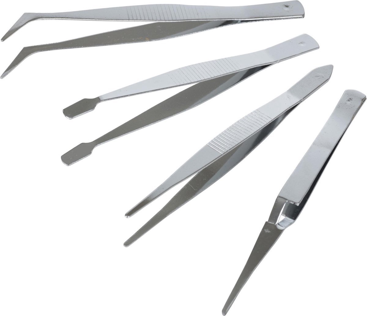 Jumada 's Set van 4 Pincetten I Precisie Pincetten I Pincet Set I Multiuse Pincetten I RVS