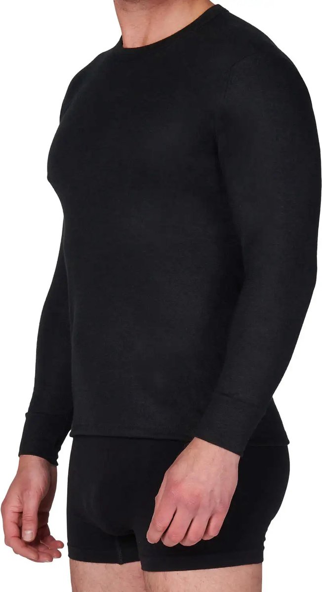 Beeren Heren Thermo Shirt lange mouw - Zwart - maat XL — afbeelding 4