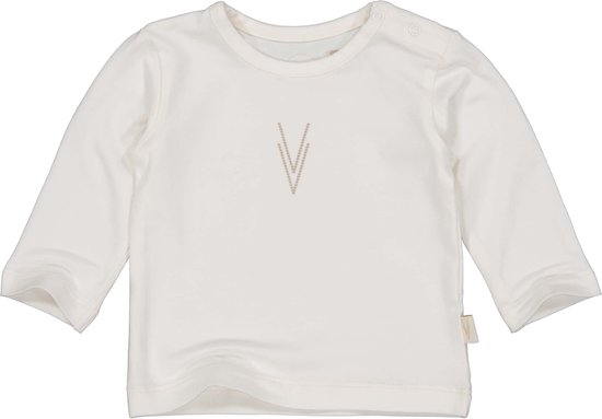 Levv newborn baby neutraal shirt Noom Off White