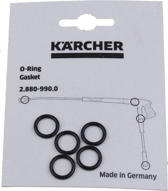 Joints toriques Karcher Set de 5 pièces de poignée pistolet ou tuyau de jet  28809900 * | bol