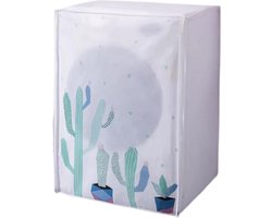 IBBO® - Wasmachine hoes - Wasmachine hoover - Wasmachine beschermer - Wasmachine overtrek - Waterdichte bescherming - Wasdroger beschermhoes - Hoes Cactus