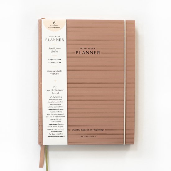 Leukigheidjes - Weekplanner - oud roze cover - Ongedateerd