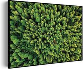 Akoestisch Schilderij Het groene bos Rechthoek Horizontaal Basic M (85 X 60 CM) - Akoestisch paneel - Akoestische Panelen - Akoestische wanddecoratie - Akoestisch wandpaneel