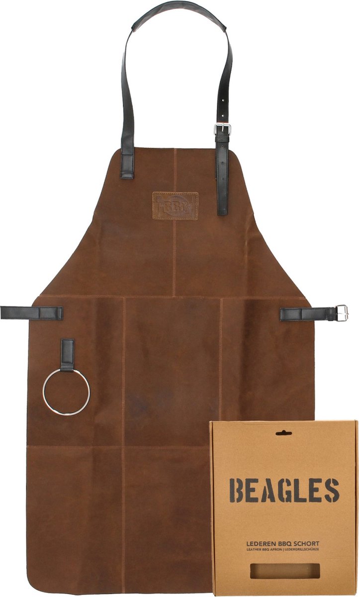 Beagles Beagles Leren BBQ Schort - afbeelding 3