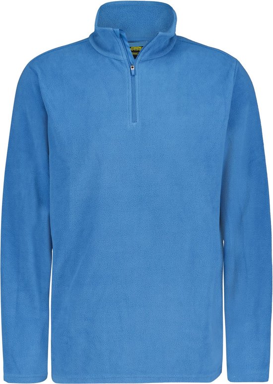 NOMAD® Fleece Vest Heren | XL | Blauw | Ademend en Sneldrogend | Fleece Trui Halve Rits