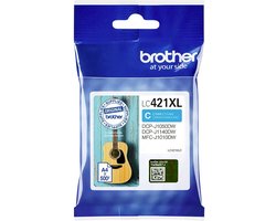 Brother LC-421XLC - Originele Cartridge - Hoge capaciteit - Cyaan