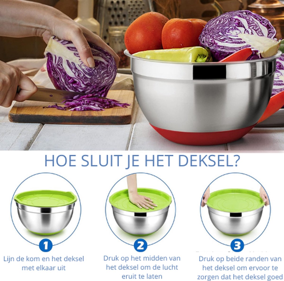 Lot De 6 Bol De Service, Bol à Soupe, Bol à Dessert, Saladier En Verre Opale - Diamètre 23 Cm