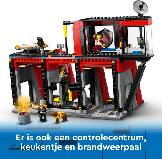 Caserne de pompiers et camion de pompiers LEGO City - 60414