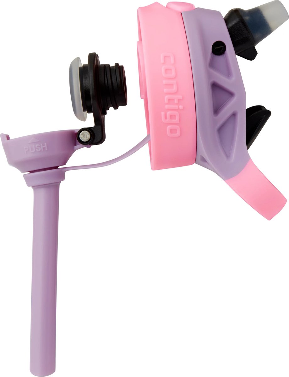 Contigo Easy Clean Autospout thermosfles met rietje voor kinderen, BPA-vrije roestvrij stalen waterfles, 100% lekvrij, makkelijk te reinigen, ideaal voor dagverblijf, school en sport, 380 ml thumbnail 5