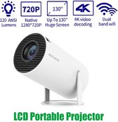 Gj300 Multifunctionele Smart Projector Voor Android 11 1Gb 8Gb Ondersteuning 4K Decodering Voor Home Theater Films Video Projector 720P Wifi 6 Bluetooth 5.0
