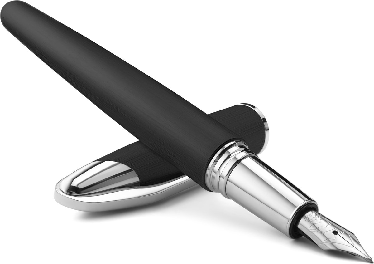 Colibri Equinox Vulpen - Pen met Inktpatroon - Medium Penpunt - met Geschenkdoos - 1 stuk - Staal