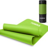 POWRX Gymnastiekmat (lichtgroen 183 x 60 x 1 cm) incl. oefenposter I Oefenmat ftalaatvrij 183 x 60 x 1 cm I Mat huidvriendelijk I diverse kleuren. Kleuren