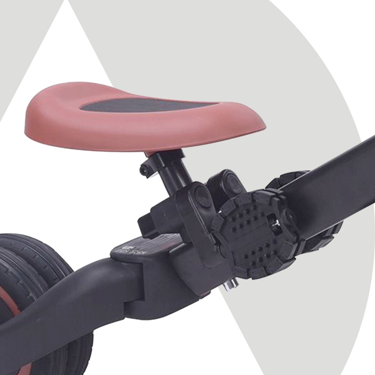 Topmark Kaya - 4 in1 Driewieler - Loopfiets - Balance Bike - Zwart-Bruin — afbeelding 6