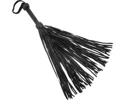 Prowler Red Lederen Suede flogger zweep - Zwart