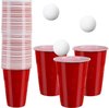 Beerpong - 50 stuk(s) - Red Cups Inc. 3 Ballen - Beerpong drankspel - Plastic Bekers - Beer Pong