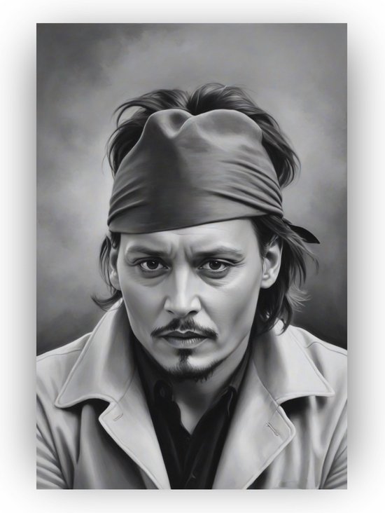 Johnny Depp poster Film poster Poster Johnny Depp Poster film Posters zwart... bol