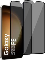 2x Convient pour Samsung Galaxy S23 FE - Protecteur d'écran de confidentialité - Verre de protection - Private GuardCover