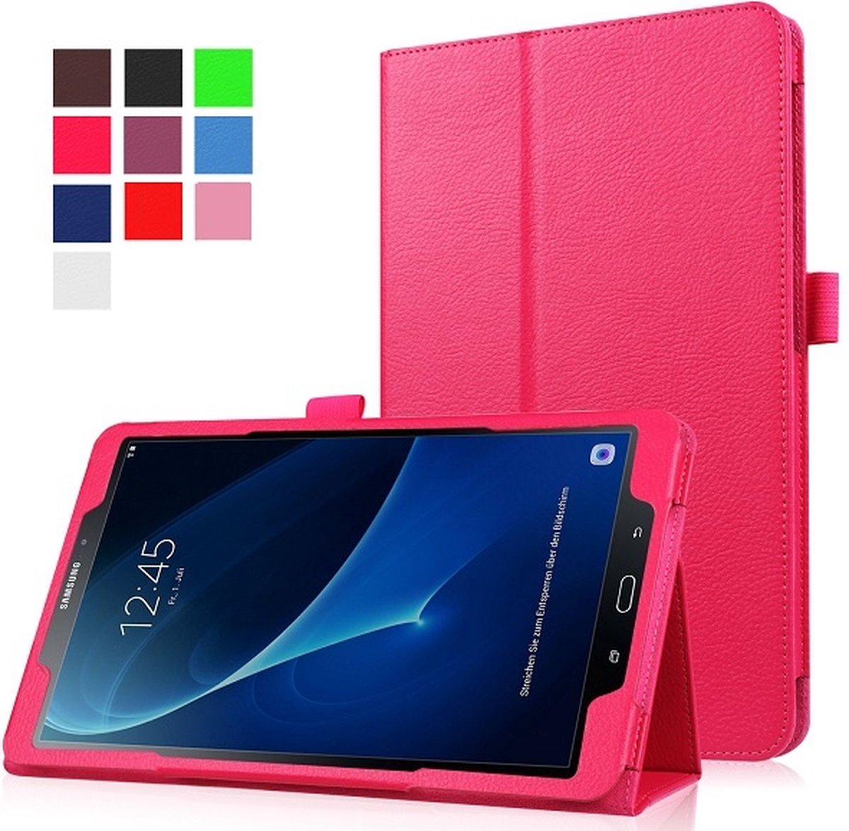 Stand flip sleepcover hoes - Samsung Galaxy Tab A 10.1 inch (2016) - Roze