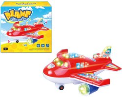 Vliegtuig - Super Aircraft - licht en geluid (incl. batterijen) 20CM