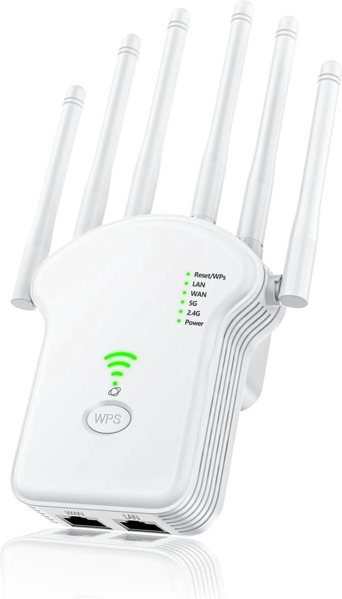 Répéteur wifi connecté d'extérieur 1200 Mb/s pour réseaux 2,4 et 5
