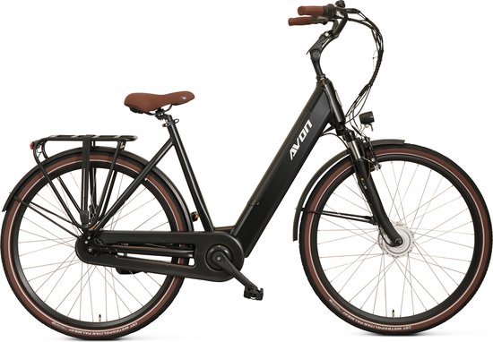Vélo électrique femme Avon N7 28 pouces Zwart mat Livré gratuitement | bol