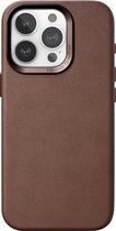 Bio Leather Case MagSafe - iPhone 15 Pro - Bruin