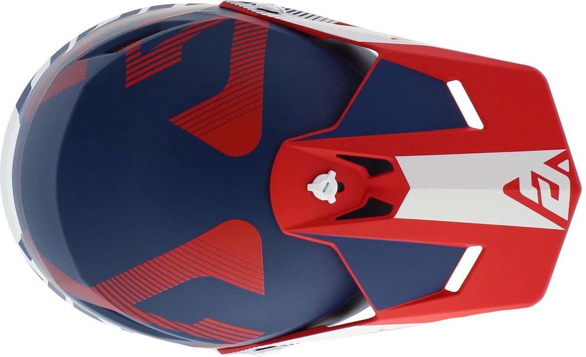 Casque motocross enfant Answer AR1 Bold bleu rouge mat - YS 47-48