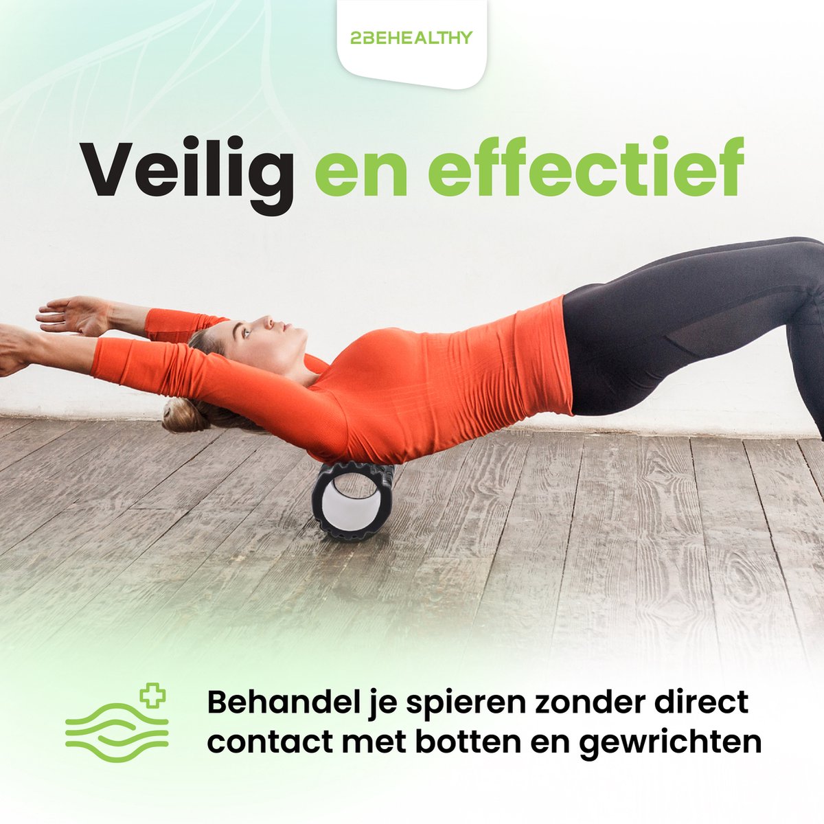 2BEHEALTHY Foam Roller 33cm thumbnail 2