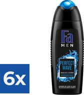 Fa Douche 250 ml Men Perfect Wave - Voordeelverpakking 6 stuks