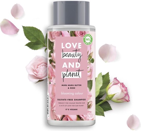 Love Beauty and Planet Shampoo Blooming Colour - 400 ml - Voordeelverpakking 6 stuks