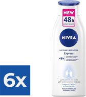 NIVEA Express - 400 ml - Body Lotion - Voordeelverpakking 6 stuks