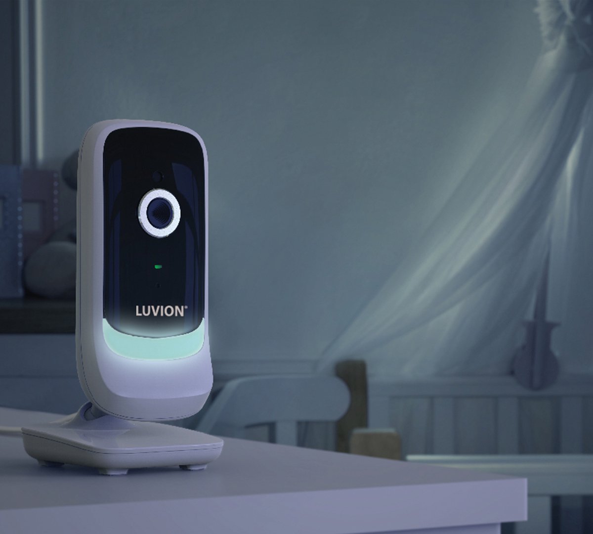 Afbeelding 3 van LUVION® Essential Connect - Babyfoon met Camera én App - Uitbreidbaar tot 4 Baby Camera's - Premium HD Wifi Baby Monitor