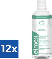 Elmex Tandspoeling Sensitive 400 ml - Voordeelverpakking 12 stuks