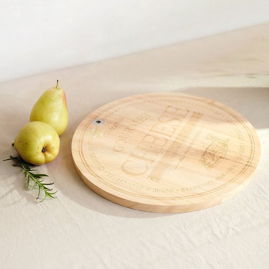Borrelplank Houten serveerplank met handvat - antibacteriële