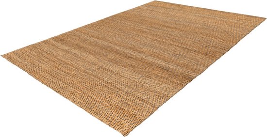 Foto: Lalee nature jute vloerkleed 100 natuurlijk laag geweven laagpolig sisal look naturel rechthoekig 160x230 cm beige eiken