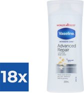 Bol.com Vaseline Lotion Adv Repair CC 200ML 1 flacon - Voordeelverpakking 18 stuks aanbieding