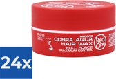 Redone Haar Styling Wax Hairwax 150 ml - Cobra Aqua - Voordeelverpakking 24 stuks