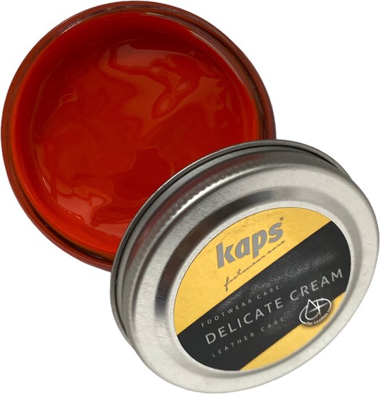 Kaps Shoe Cream - cirage - prend soin du cuir et donne de la brillance - (128) Oranje - 50ml