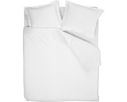 Beddinghouse Gloss dekbedovertrek - Effen - Lits-Jumeaux - 240x200/220 cm - Wit