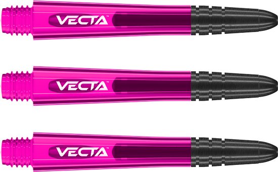 WINMAU - Vecta Roze Tussenliggend Dartschahten - 1 sets per pakket (3 Dartschahten in totaal) van Winmau — afbeelding 3