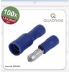 Quadrios 23C491 Ronde connector 1.5 mm² - 2.5 mm² Blauw 100 stuk(s)