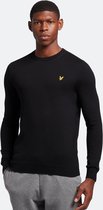 Lyle & Scott Cotton crew neck jumper - jet black