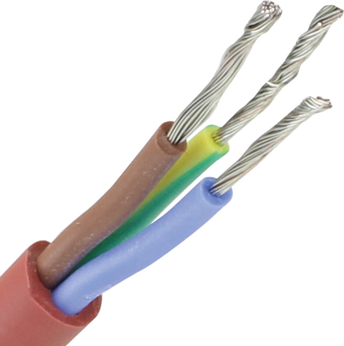 Siliconenkabel SiHF 3x1mm² per rol 100 meter