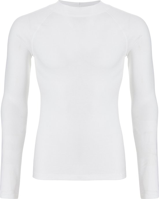 thermo shirt long sleeve snow white voor Heren | Maat M