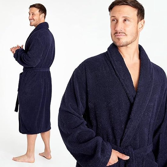 badjas - Katoen - Zacht en Donzig \bathrobe -L-XL
